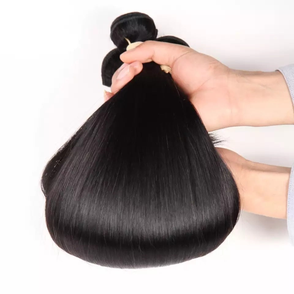 Silky straight bundle